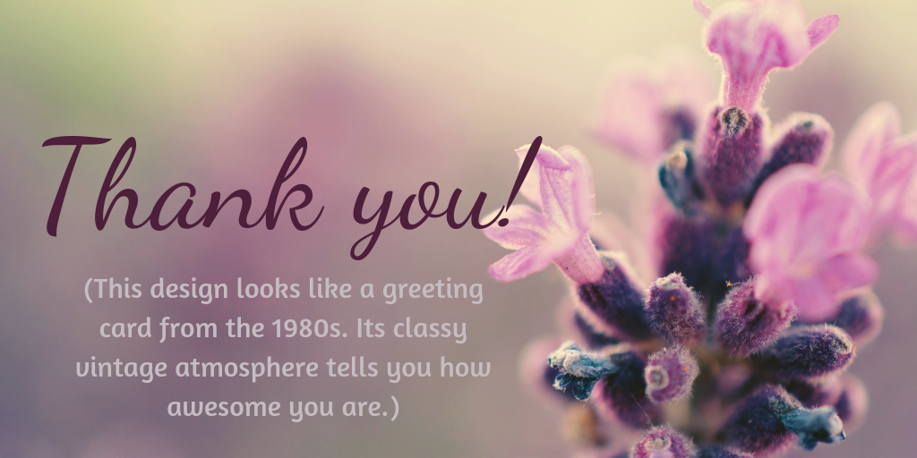 First of my project updates: Thank you! May this classy purple flower convey how awesome you are.