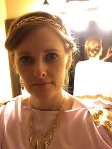 Cosplaying as Penelope for the ANWA Writers Conference Character Gala. Costume courtesy of my amazing and talented mother.